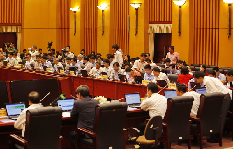 ການພົບປະແລກປ່ຽນກ່ຽວກັບການຄຸ້ມຄອງລັດຂອງຂະແໜງຊັບພະຍາກອນ ແລະ ສິ່ງແວດລ້ອມ